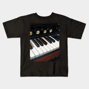 Organ Keyboard Closeup Kids T-Shirt